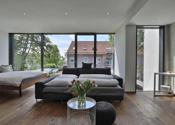 Moderne Studio-wohnung - Lichtblick 아파트 게르슈토펜