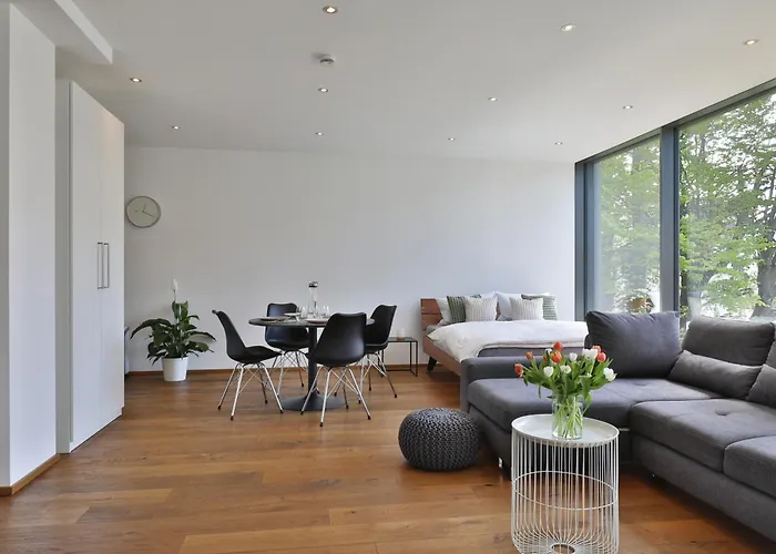 아파트 Moderne Studio-wohnung - Lichtblick 게르슈토펜